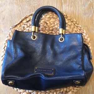 Navy Marc by Marc Jacobs Leather bag
